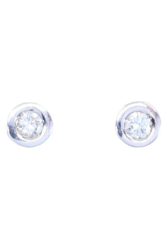 Boucles d'oreilles BOUCLES D'OREILLE CLOUS DIAMANTS 0.18 CARAT 58 Facettes 057721