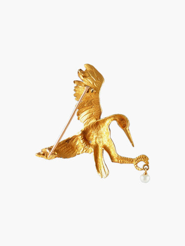 Broche Broche Cigogne 58 Facettes 1387