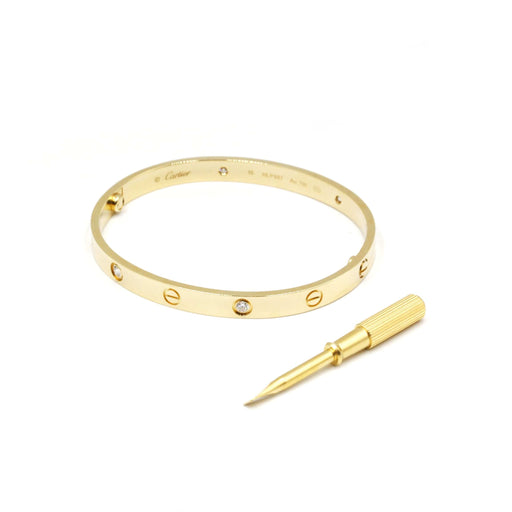 Bracelet Bracelet Cartier "Love" or jaune 58 Facettes 220376R