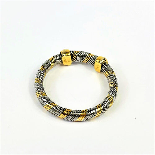 Bague 64 CARTIER - Bague Trinity Or et Acier 58 Facettes 20400000654