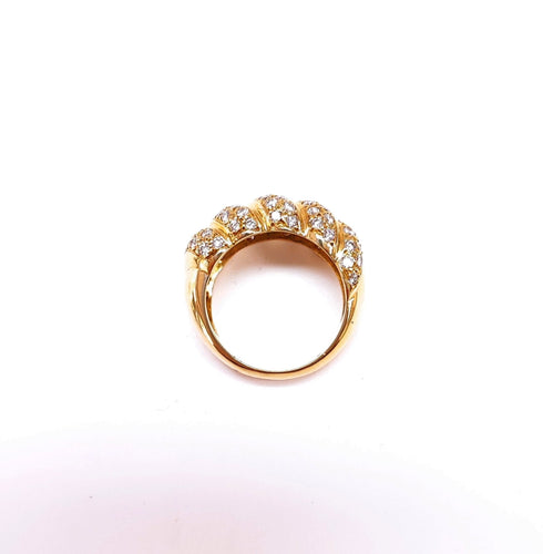 Bague 52 Bague pavage diamants 58 Facettes Bag.Godr.Dt