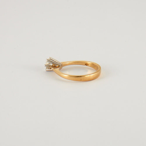 Bague 52 Bague Solitaire Diamant 0.46ct 58 Facettes EL2-67