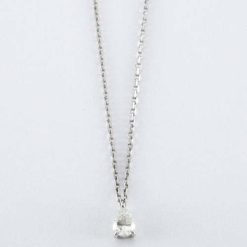 Collier Collier en or blanc & diamants 58 Facettes