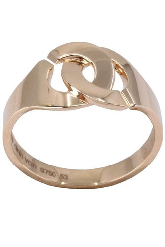 Bague 53 BAGUE MENOTTES DINH VAN R10 58 Facettes 062811