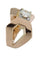 Bague 54 SOLITAIRE MODERNE DIAMANT 0.84 CARAT 58 Facettes 039071