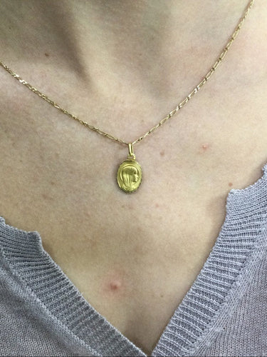 Pendentif Petite Médaille De La Vierge 58 Facettes