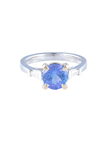 Bague 52 Bague Tanzanite Diamants 58 Facettes