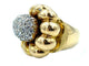 Bague Bague 1950 or jaune et diamants 58 Facettes