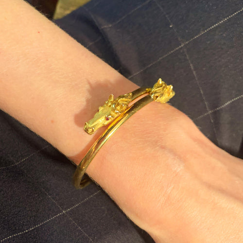 Bracelet Bracelet Têtes de cheval 58 Facettes