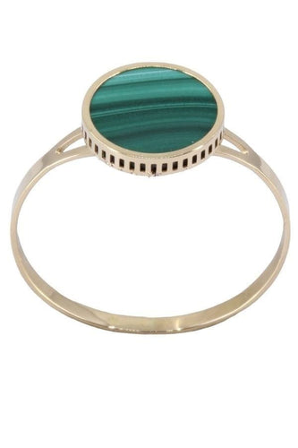 Bague 58 Bague moderne malachite 58 Facettes 063551