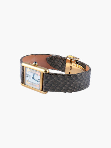 Montre Montre Must de Cartier, Modèle Tank, Vermeil Argent plaqué OR 58 Facettes