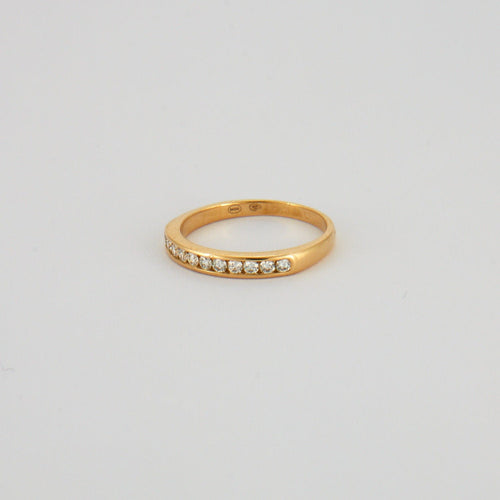 Bague 48 Demie alliance Diamants 0.33ct 58 Facettes EL2-28