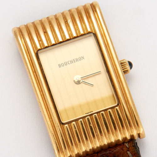 Montre Boucheron - Montre Reflet Or jaune 58 Facettes P9L15
