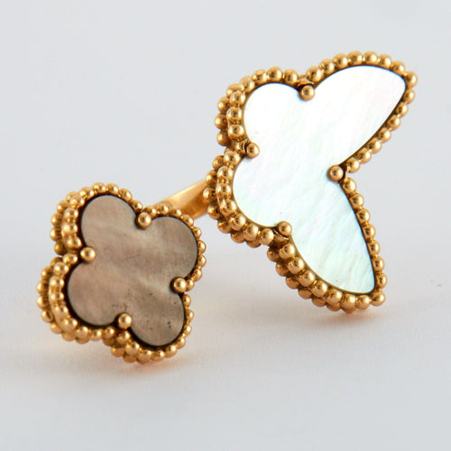 Bague 50 VAN CLEEF & ARPELS - Bague Lucky Alhambra Nacre 58 Facettes