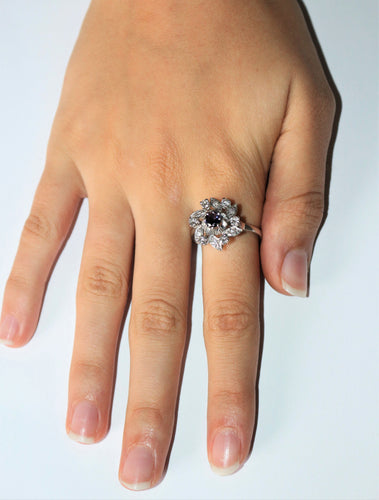 Bague Bague Fleur Tourbillon Diamants 58 Facettes