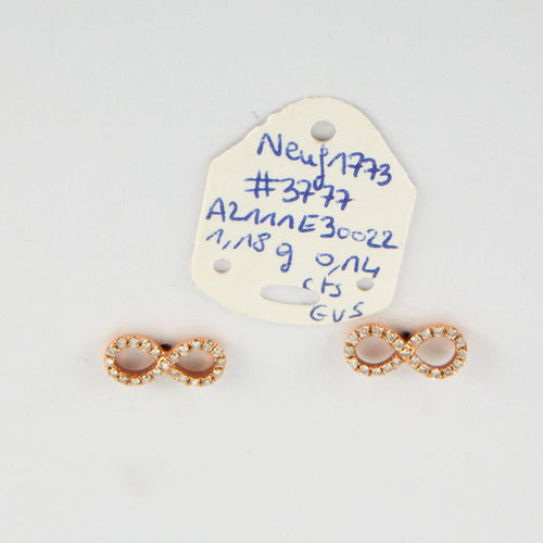 Boucles d'oreilles Boucles d'oreilles en Or rose  & diamants 58 Facettes