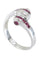 Bague 56 BAGUE TONNEAU RUBIS 58 Facettes 052711