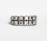 Bague 56 Bague diamants double rangs 58 Facettes 1-920/2