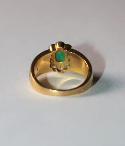 Bague KORLOFF bague marguerite émeraude 58 Facettes