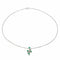 Collier Collier Pendentif Or Blanc Emeraude 58 Facettes 2601197CN