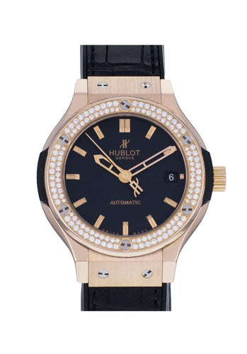 Montre Montre HUBLOT Classic Fusion King gold diamonds 38 mm Automatique 565.OX.1480.LR.1204 58 Facettes 62100-58073