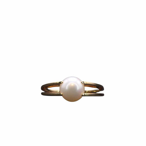 Bague 55 Bague Perle Or jaune 58 Facettes