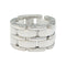 Bague 53 Bague Chanel "Ultra" grand modèle en or blanc et céramique blanche. 58 Facettes 31923