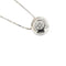 Collier Collier or blanc avec diamant de 0,15 ct 58 Facettes 25854