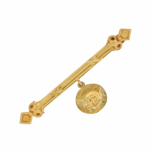 Broche Broche barrette ancienne de bébé 58 Facettes 22-289