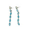Boucles d'oreilles Boucles d'Oreilles Topazes Bleues Or blanc 58 Facettes 20400000662