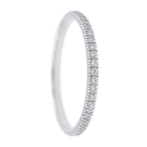 Bague 51.5 Bague Alliance Or blanc Diamant 58 Facettes 2360860CN