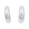Boucles d'oreilles Créoles Chaumet, "Anneau", or blanc. 58 Facettes 33187