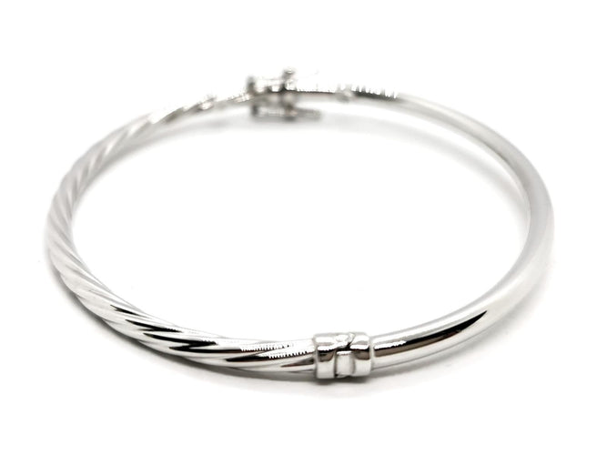 Bracelet Bracelet Jonc Or blanc 58 Facettes 1899524CN