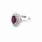 Bague Bague en grappe de diamants rubis de 1,94 carat certifiée par le domaine 58 Facettes