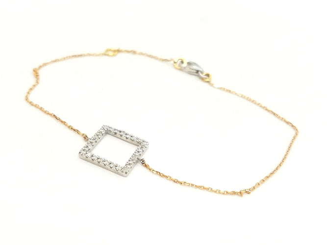 Bracelet Bracelet Graphique Or blanc Diamant 58 Facettes 579176RV