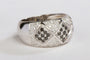 Bague 55 Bague Jonc Or blanc Diamant 58 Facettes 00221CN
