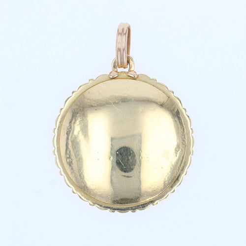 Pendentif Médaille or Vierge Marie en prière 58 Facettes 18-217B