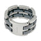 Bague 55 Bague Chanel "Ultra" grand modèle en or blanc et céramique noire. 58 Facettes 31521