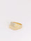 Bague 56 Bague chevalière Or jaune Diamants 58 Facettes J131