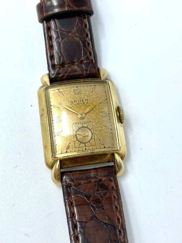 Montre Montre Gruen Curvex, 1942 58 Facettes