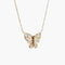 Collier COLLIER « PAPILLON » DEUX ORS 58 Facettes BO/220050