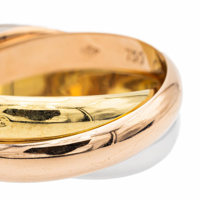 Cartier Alliantie Ring Trinity Geel goud