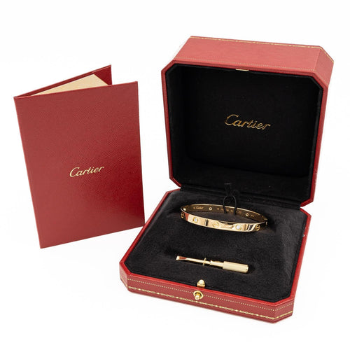 Bracelet Cartier Bracelet Jonc Love Or jaune Diamant 58 Facettes 2470645CN