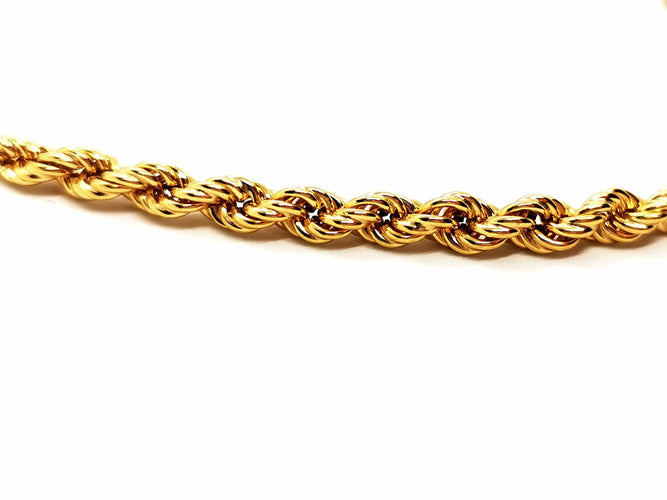 Collier Collier Maille torsadée Or jaune 58 Facettes 1649341CN