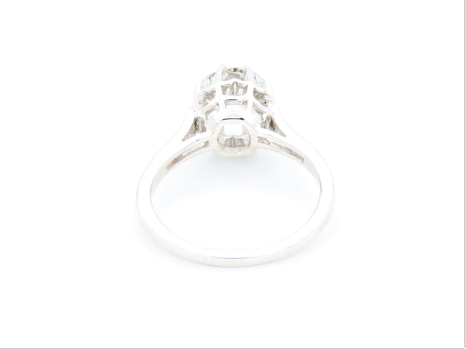 Bague 57 Bague Solitaire Platine Diamant 58 Facettes 1986229CN