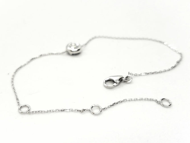 Bracelet Bracelet Or blanc Diamant 58 Facettes 579002RV