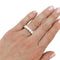 Bague 51.5 Alliance tour complet en or blanc, diamants. 58 Facettes 31363