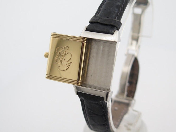 Montre montre JAEGER-LECOULTRE reverso lady 260.5.08 33 mm quartz or acier 58 Facettes 253761
