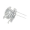 Broche Broche "Volute" en platine or blanc, diamants. 58 Facettes 31490