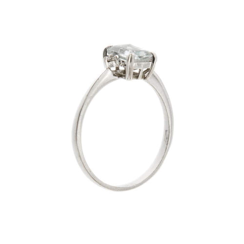 Bague 55 Bague Aigue-marine Diamants 58 Facettes 34801